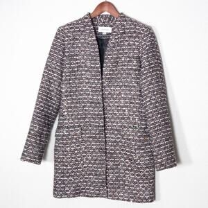 Calvin Klein Women’s Raffia Coat Old Money Office Siren Quiet Luxury Size L